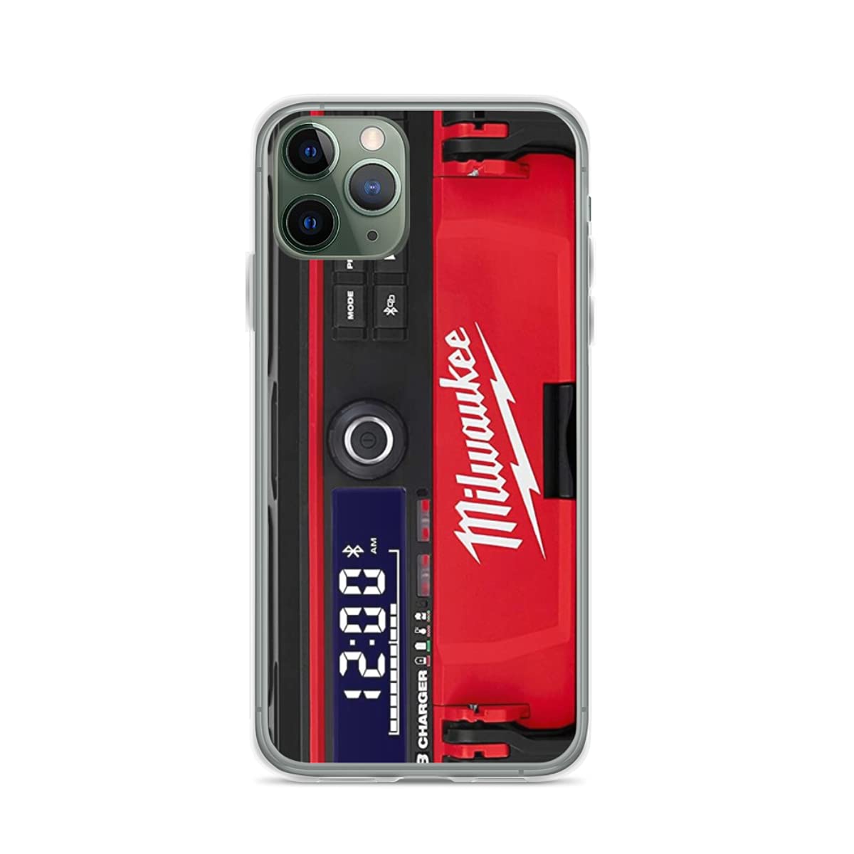 Premium Clear Phone Case for iPhone 7 Plus/8 Plus - Milwaukee Compatible Shockproof Protective Cover | Perfect for Everyday Use, Work & Outdoor Activities