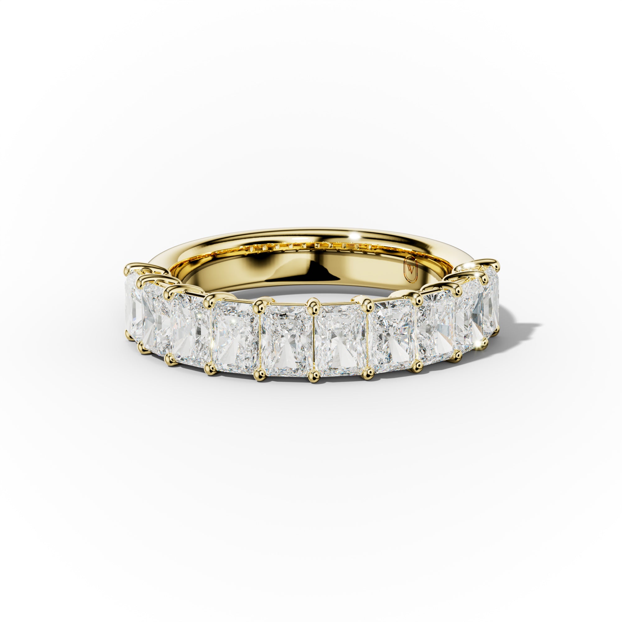 3.0 Carat Radiant Cut Diamond Anniversary Band for Women - Elegant Wedding Ring, Gift for Wife, Anniversary, Engagement, or Special Occasion - Perfect for Proposals, Vow Renewals & Romantic Celebrations