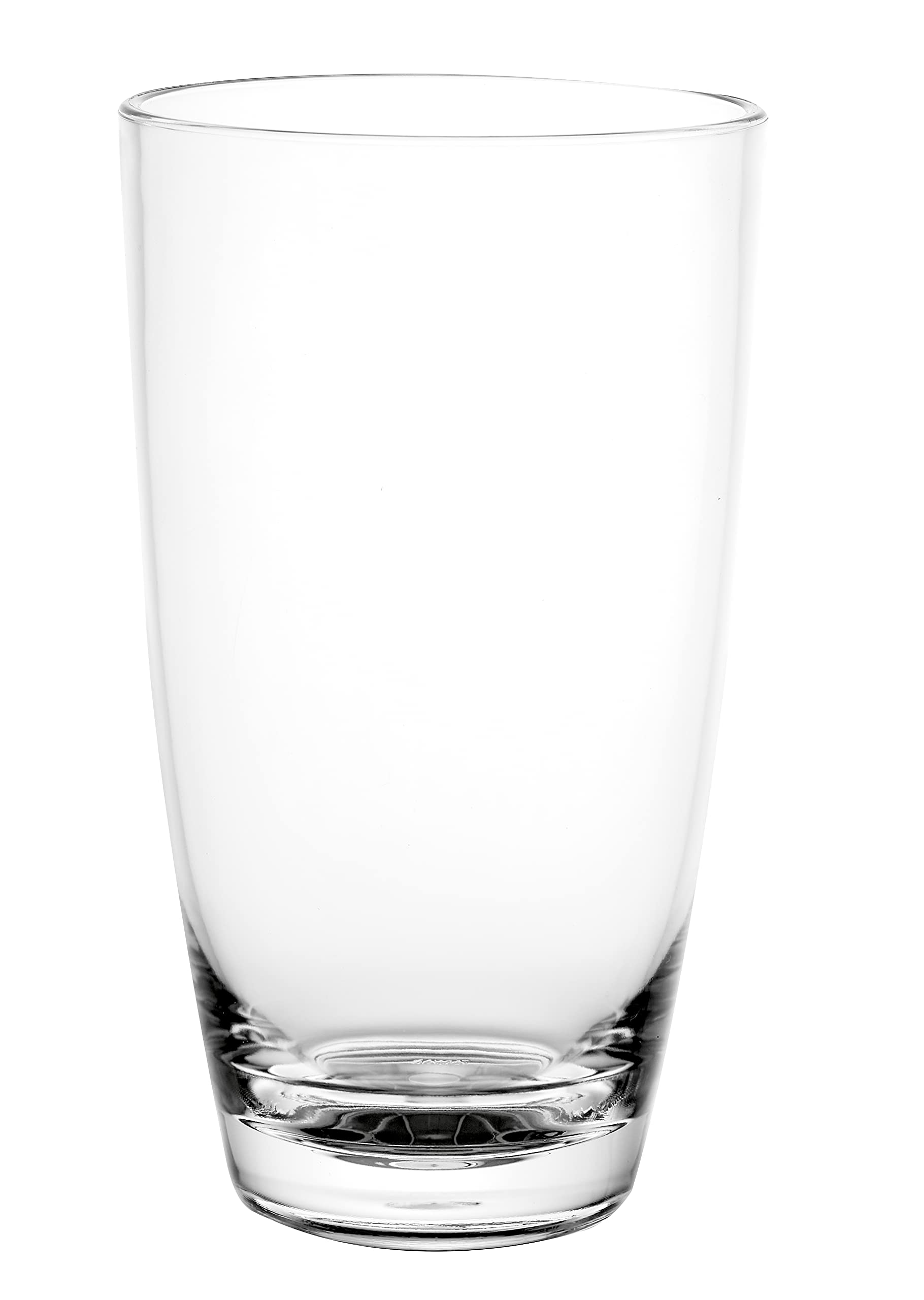 KLIFA- ETON 20.8 oz Acrylic Highball Glasses - Set of 6 BPA-Free Stackable Plastic Drinkware - Clear Iced Tea Cups for Parties, Picnics & Outdoor Dining - Dishwasher Safe