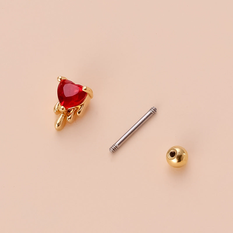 20G Cartilage Tiny Stud Earrings - Star & Bat Design Hypoallergenic Piercing Jewelry for Women | Perfect for Daily Wear, Parties & Gifts