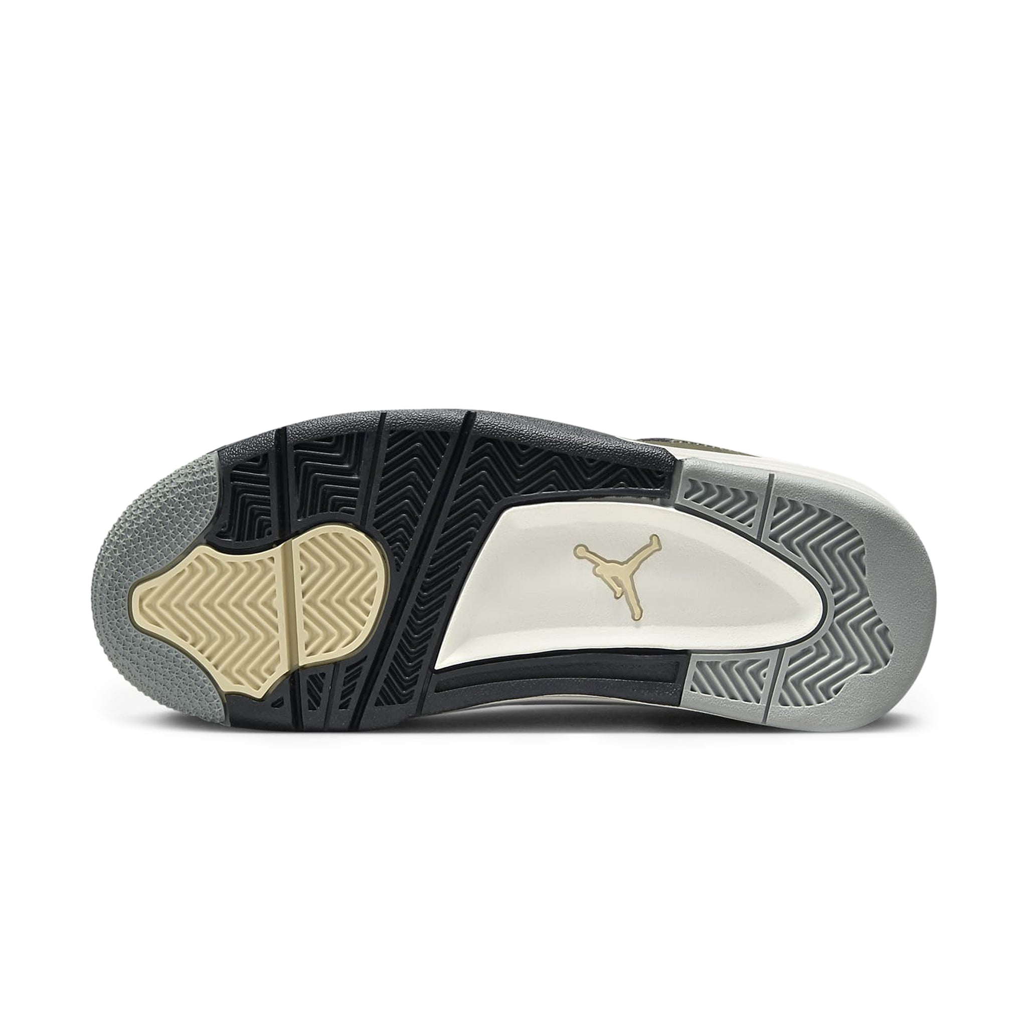 Air Jordan 4 Retro SE Craft Olive Sneakers for Girls - Premium Basketball Shoes for Sports & Casual Wear - Perfect for School, Gym, and Street Fashion
