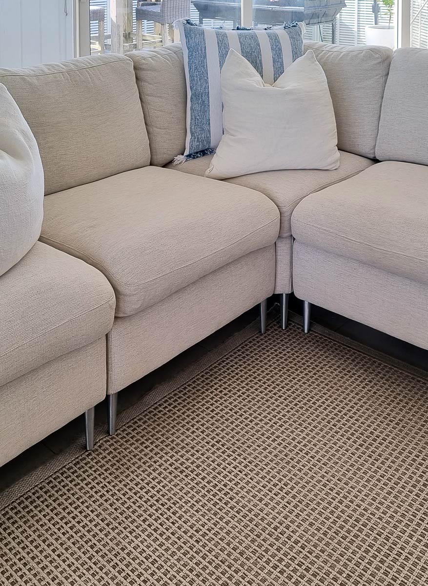 Borsari 15cm Aluminum Furniture Legs - Brushed Matte Finish - Heavy Duty Table & Chair Legs for Modern Home & Office Furniture
