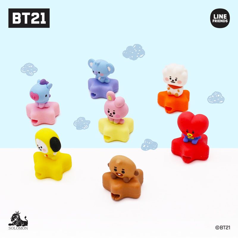 BT21 Shooky Plush Toy - Cute Cable Mascot Character for BTS Fans | Perfect for Room Decor, Birthday Gifts & K-Pop Collections