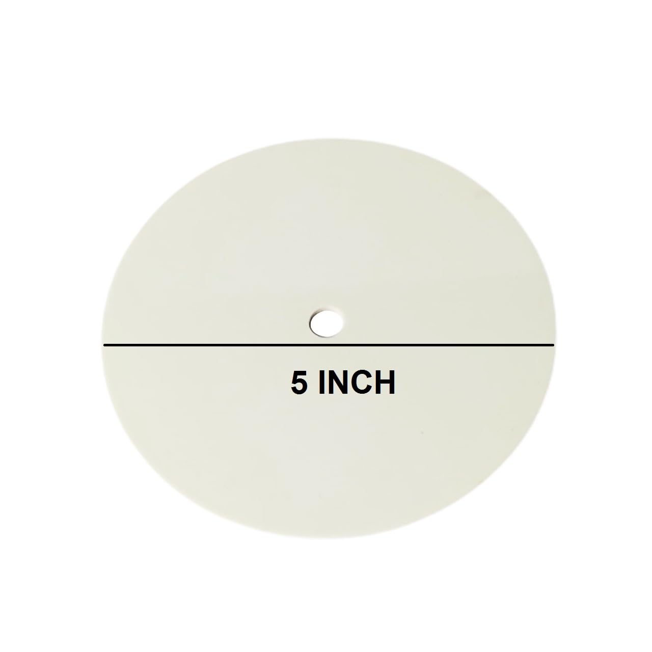 OM KRAFT Pack of 10 Acrylic Cake Cards with 10mm Hole (5.25 Inch) - Perfect for Birthday, Wedding & Dessert Decorations