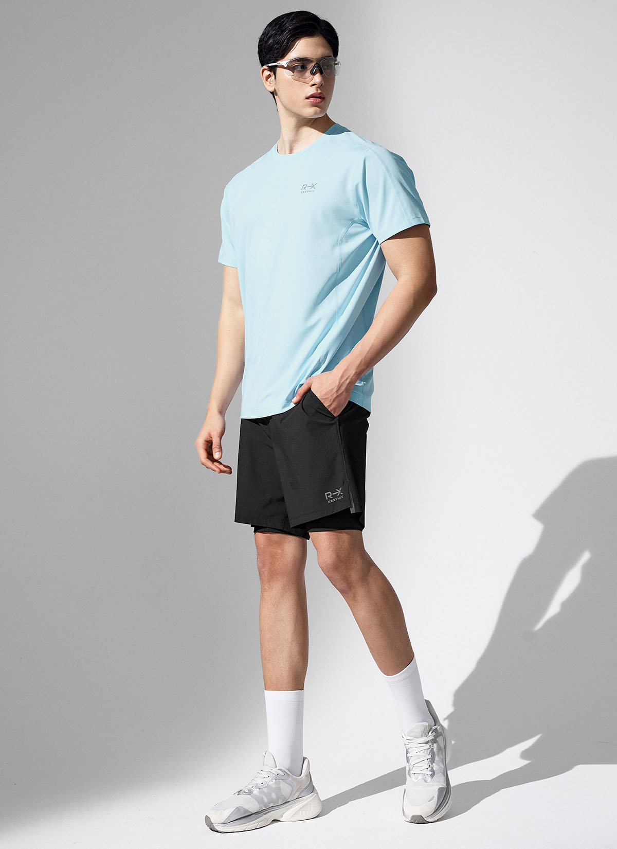 RX Aero Mesh Short Sleeve T-Shirt for Men - Lightweight Breathable Running & Workout Shirt - Gym, Jogging, Hiking & Outdoor Sports
