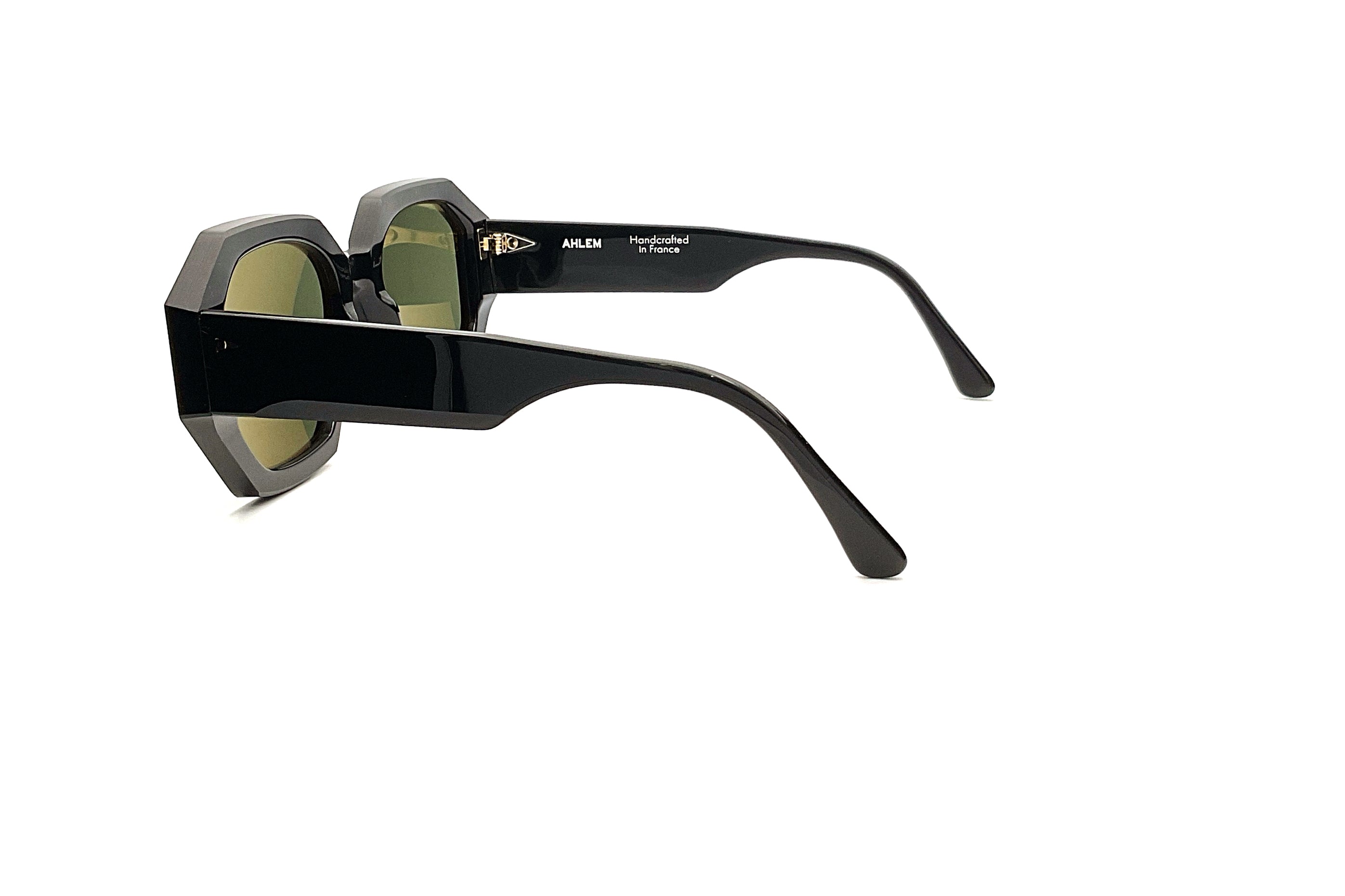 Ahlem Rennes Sunglasses - Classic Black Aviator Style for Men & Women | Perfect for Outdoor Activities, Travel & Fashion Accessories