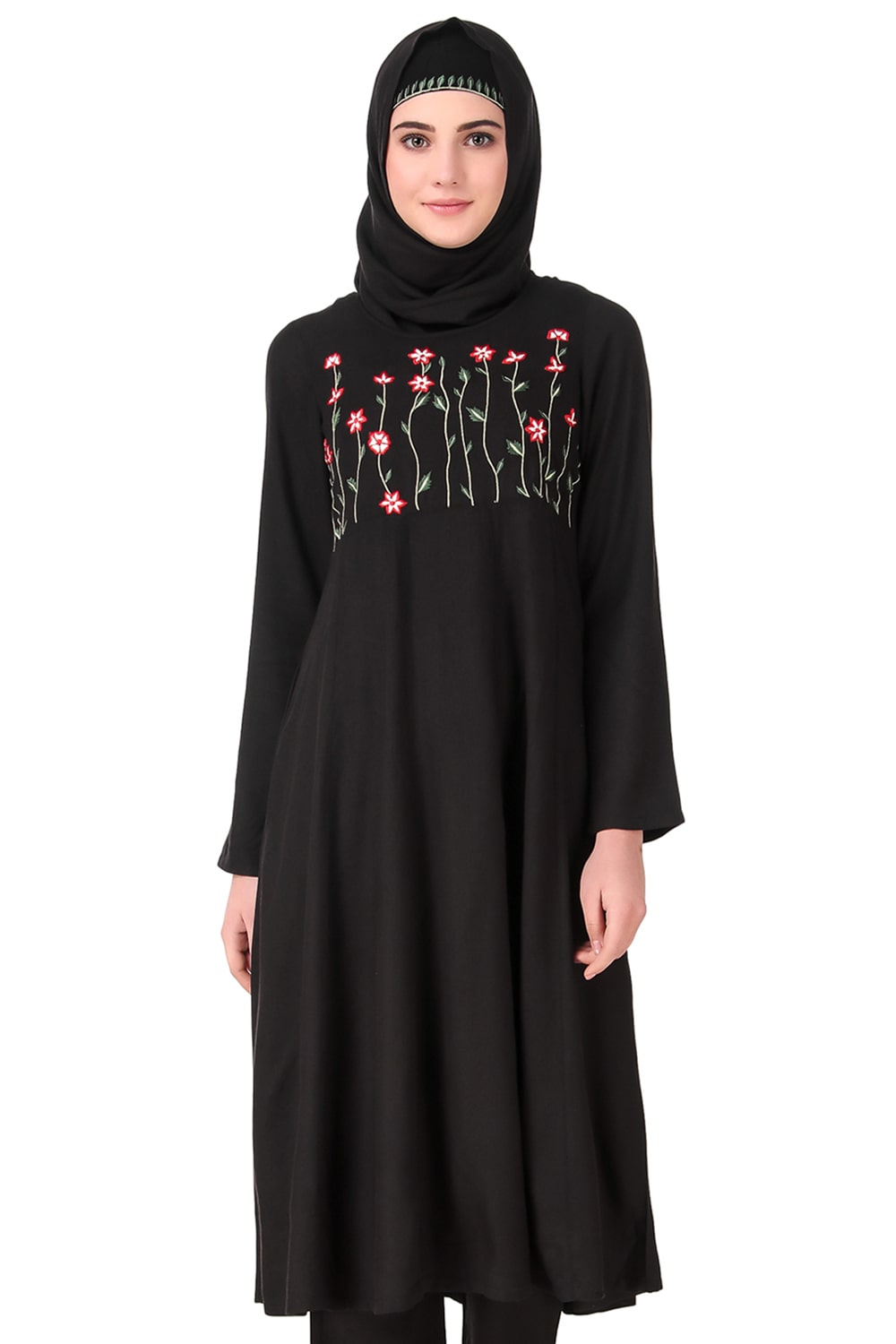 Elegant Embellished Stem Anarkali Tunic for Women - Stylish Indian Ethnic Wear for Parties & Festivals