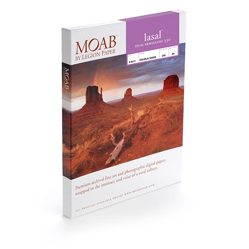 Moab Lasal Dual Semigloss Photo Paper - Premium Inkjet Paper for High-Quality Prints, Ideal for Photography, Art Prints, and Professional Presentations