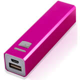 Forever 2300mAh Portable Charger Power Bank - Pink | Compact & Lightweight External Battery for iPhone, Android, Smartphones | Perfect for Travel, Camping, and Emergency Charging