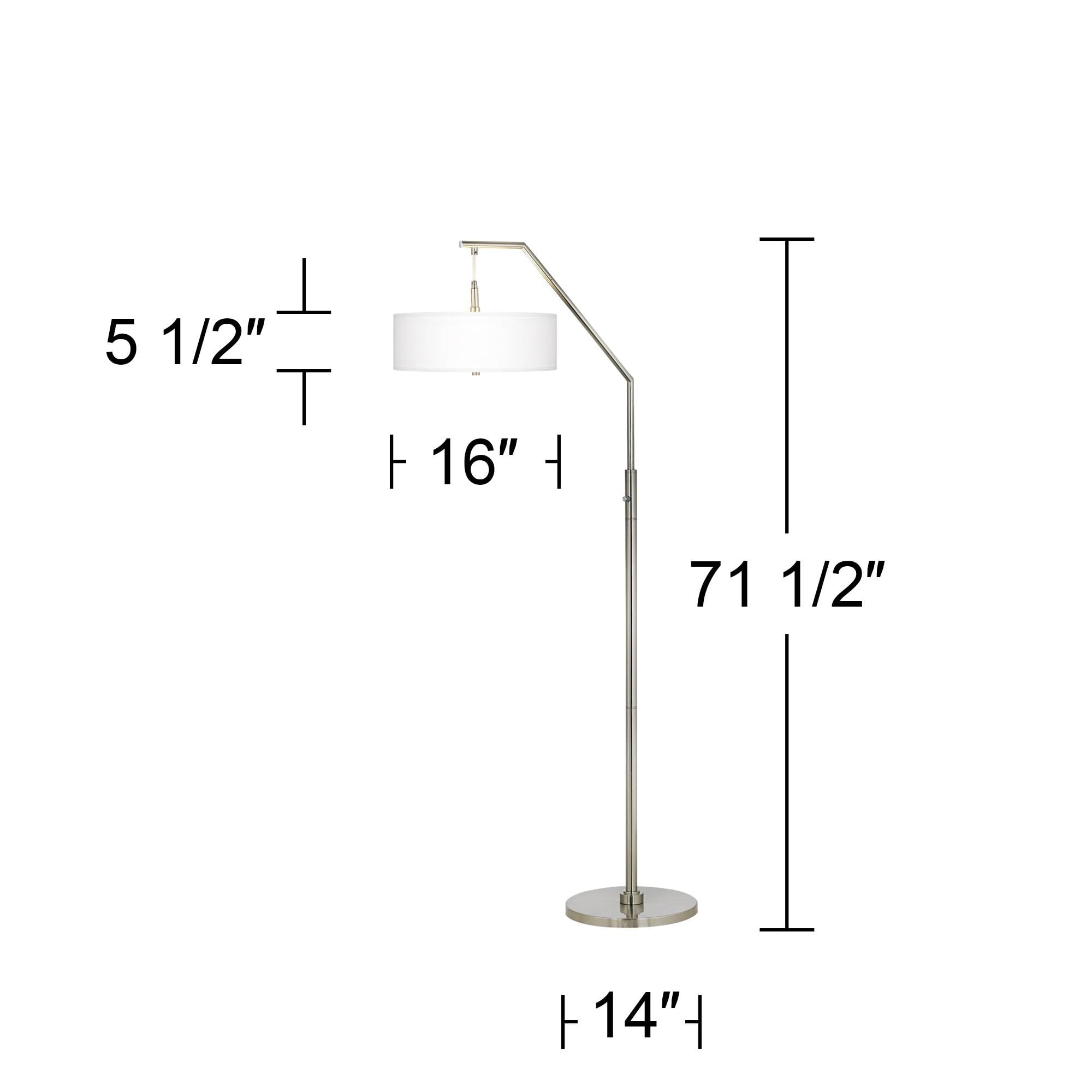 Modern Arc Floor Lamp 71.5