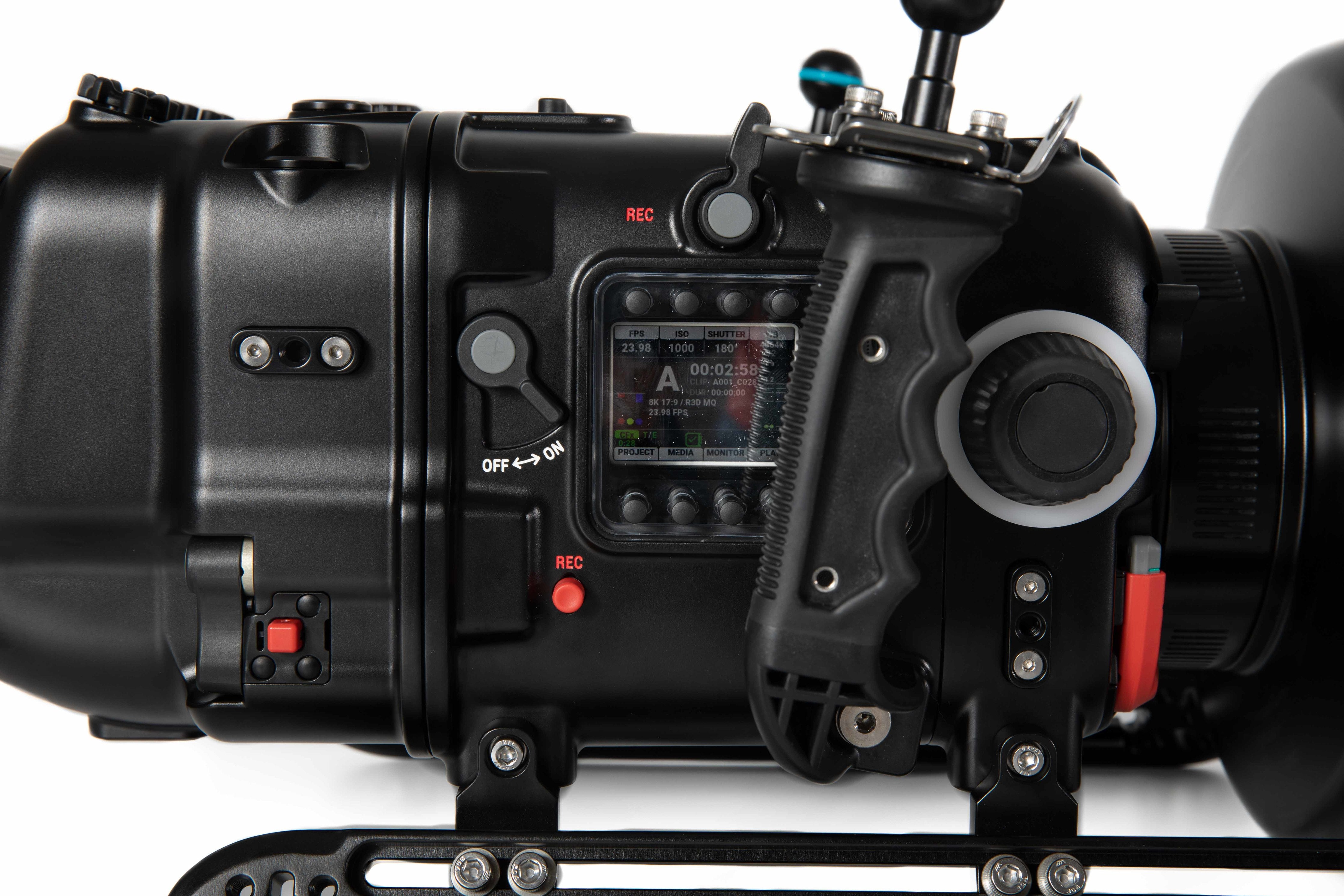 Nauticam RED V RAPTOR Underwater Housing for RED V RAPTOR 8K Cinema Camera - Professional Waterproof Case for Scuba Diving & Underwater Filmmaking