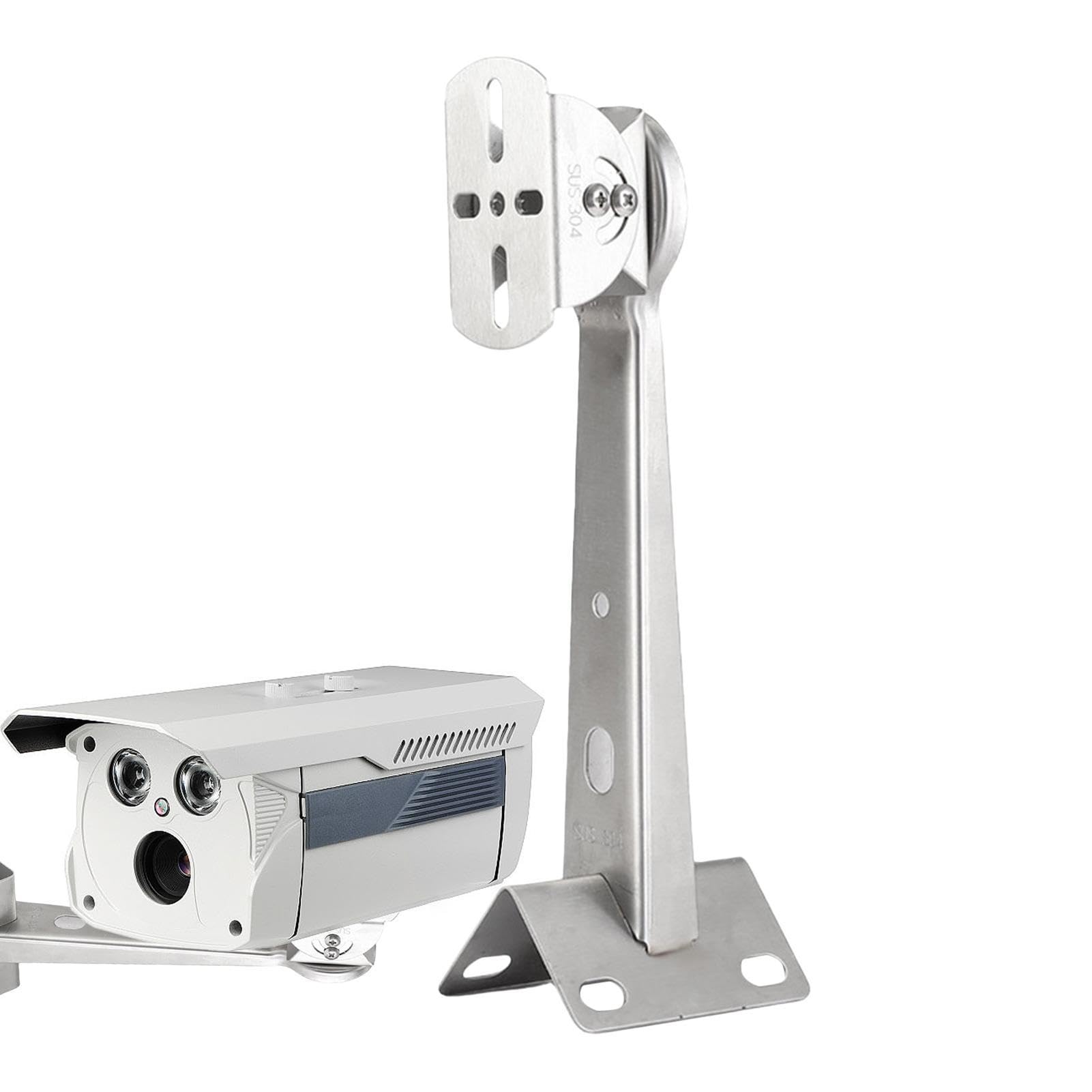 Weatherproof Security Camera Mounting Bracket - Universal CCTV & DVR Camera Mount for Indoor/Outdoor Surveillance Systems - Perfect for Home, Office & Business Security