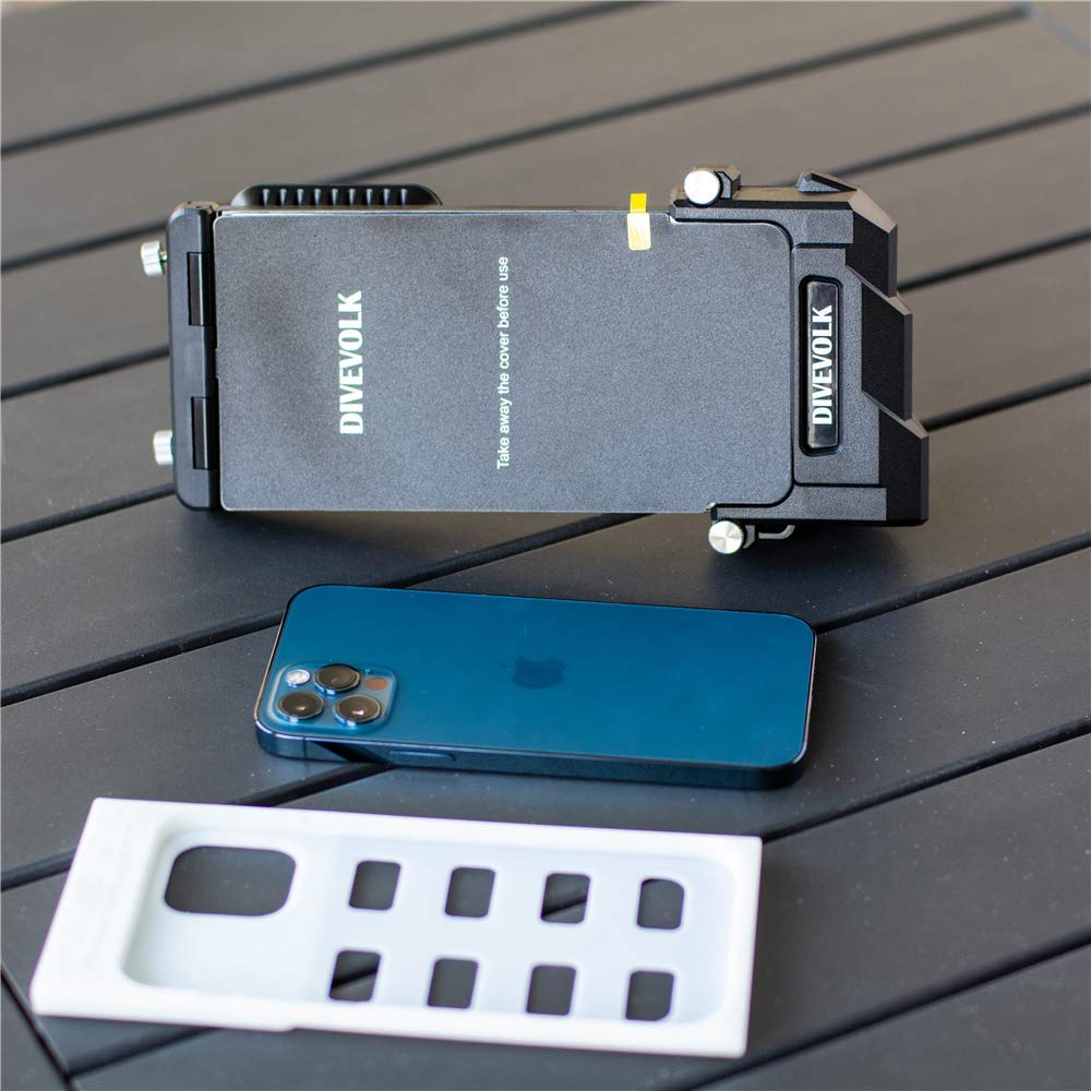 DIVEVOLK Seatouch 3 Waterproof Phone Case for iPhone 6/7/8/SE - Underwater Photography & Snorkeling Accessory for Scuba Diving, Swimming & Beach Activities