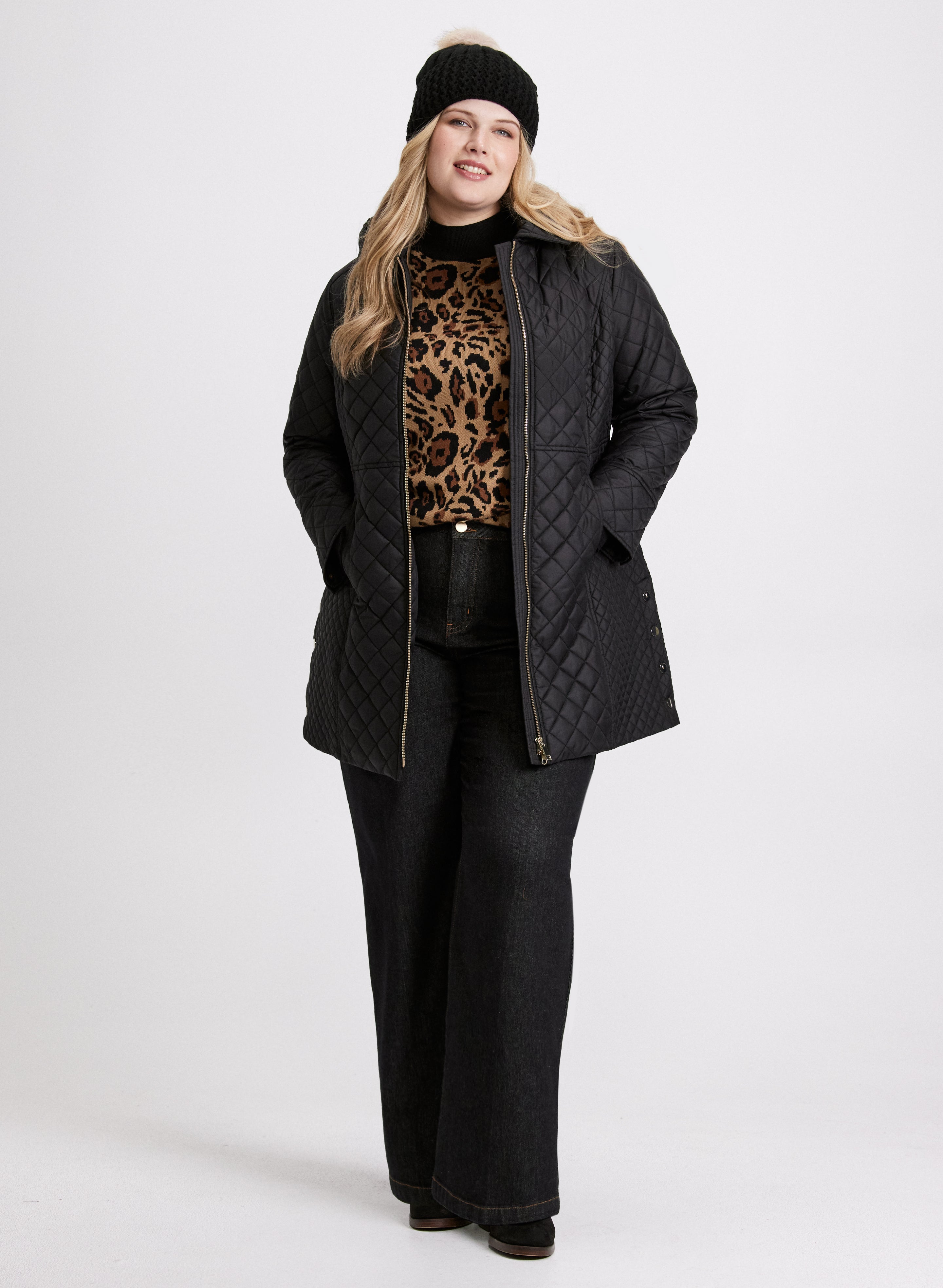 Luxury Diamond Quilted Puffer Jacket for Women - Winter Warm Down Coat with Stand Collar | Perfect for Skiing, Snowboarding & Cold Weather Outdoor Activities