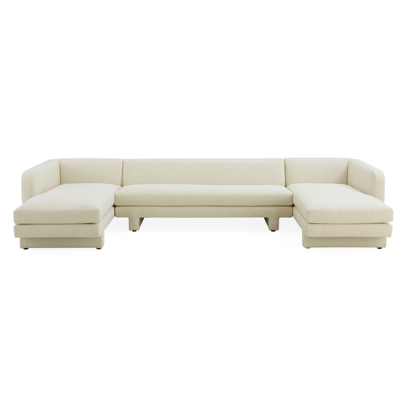 Modern Sunset U-Shaped Sectional Sofa with Reversible Chaise - Perfect for Living Room, Family Room & Home Theater