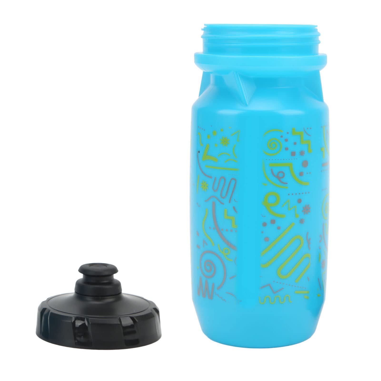 LBEC 550ml BPA-Free Sports Water Bottle with Bite Valve - Leak Proof Cycling Hydration Bottle for Biking, Running, Hiking & Camping - Durable Plastic Drink Bottle for Outdoor Activities