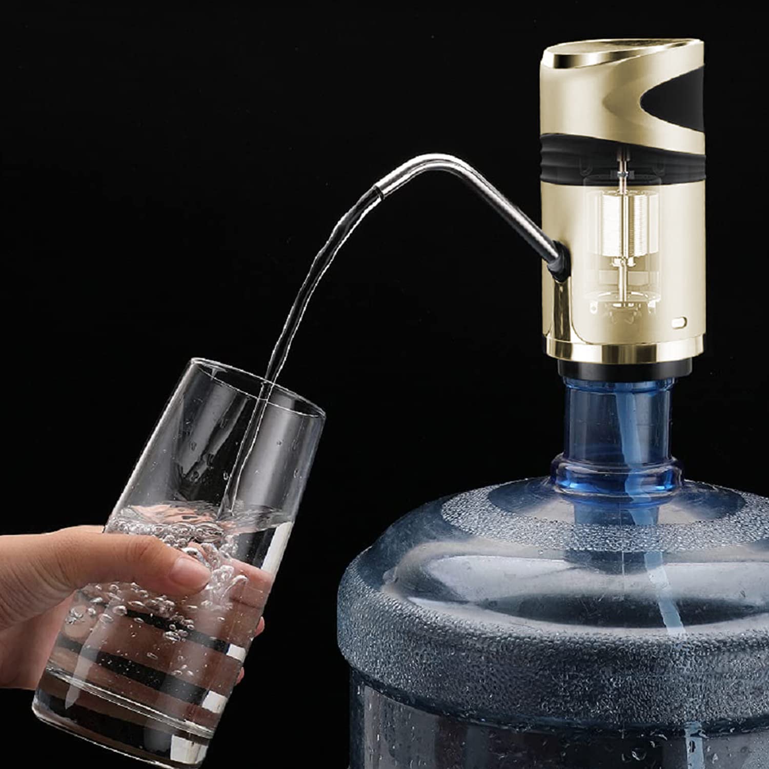 5 Gallon USB Rechargeable Water Bottle Pump - Portable Electric Water Dispenser for Home, Kitchen, Office | Perfect for Camping, Travel & Emergency Preparedness