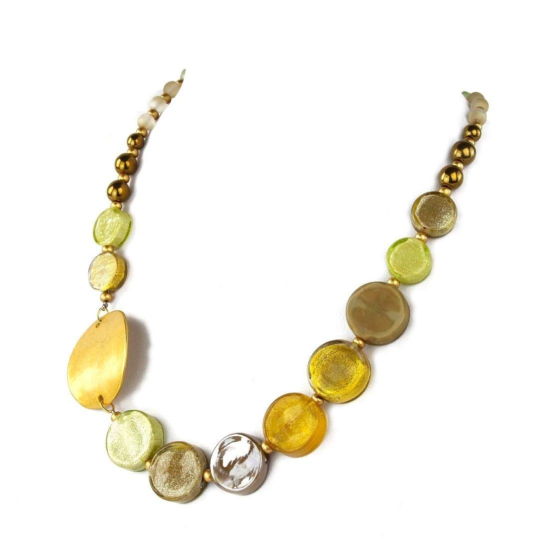 Original Murano Glass Necklace - Antica Murrina Collection - Handcrafted Italian Jewelry for Women - Perfect Gift for Birthday, Anniversary & Special Occasions