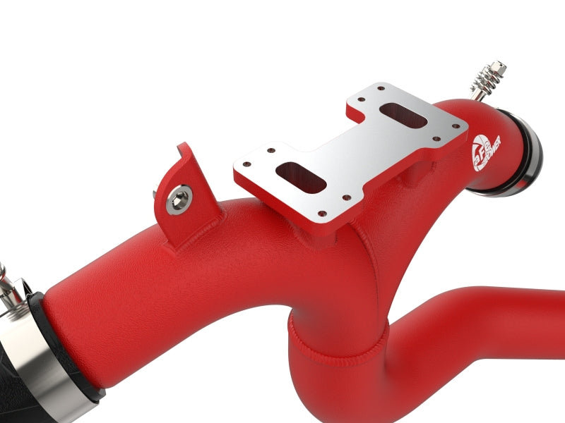 2018-2020 Kia Stinger & 2019-2022 Genesis G70 Performance Aluminum Charge Pipe - Red (AFE BladeRunner 3in) - Boost Turbo Efficiency for Racing & Daily Driving
