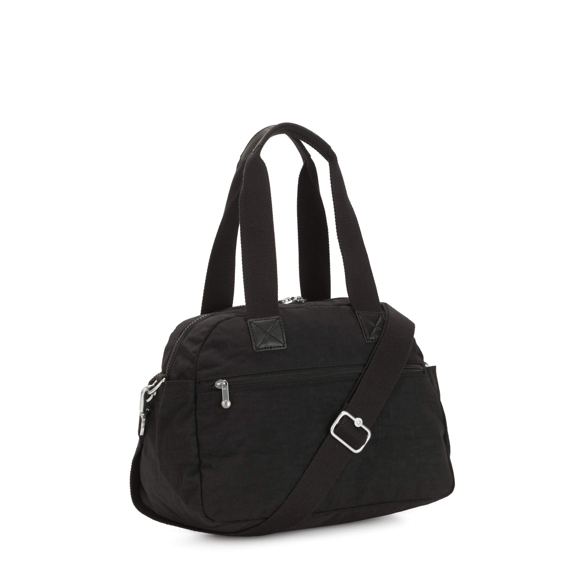 Kipling Defea Shoulder Bag for Women - Lightweight Crossbody Purse with Adjustable Strap, Black Tonal | Perfect for Work, Travel & Everyday Use