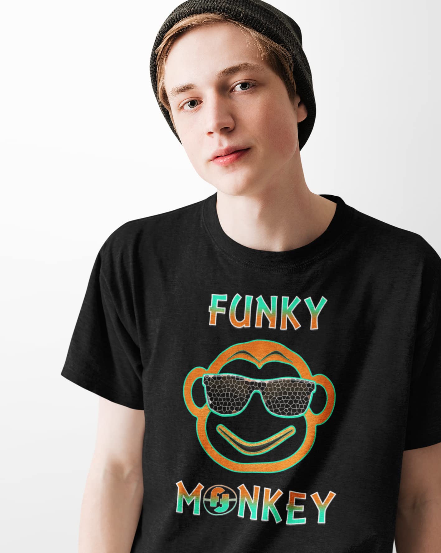 Funny Monkey Graphic T-Shirts for Boys - Cool Gamer Tees & Unique Gifts - Perfect for Gaming, Birthday Parties & Casual Wear