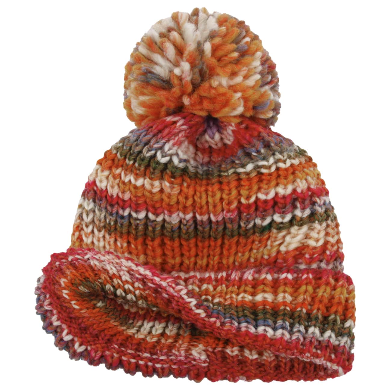 Lierys Finja Bobble Hat - Warm Winter Knit Beanie for Women & Men - Cozy Cable Knit Pom Pom Hat for Cold Weather - Perfect for Skiing, Snowboarding & Outdoor Activities