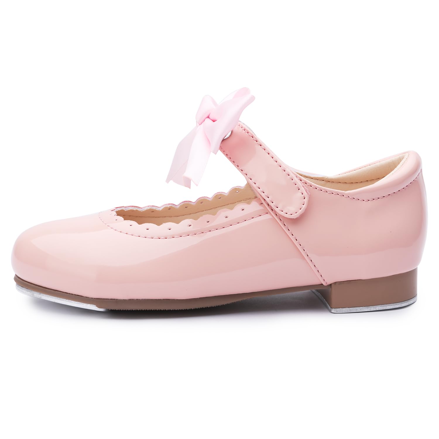 Patent Leather Tap Shoes for Girls - Professional Dance Shoes for Kids - Perfect for Ballet, Jazz, and Tap Dance Performances
