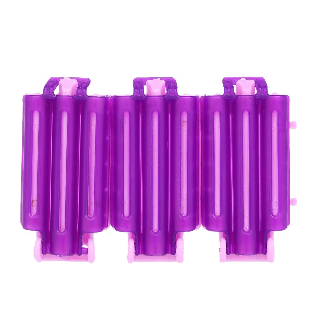 Anself 36PCS Cold Wave Rods - Professional Hair Curling Tools for DIY Salon Styling, Corn Curler Maker with Hairdressing Clips - Perfect for Home Use, Beach Waves & Party Hairstyles