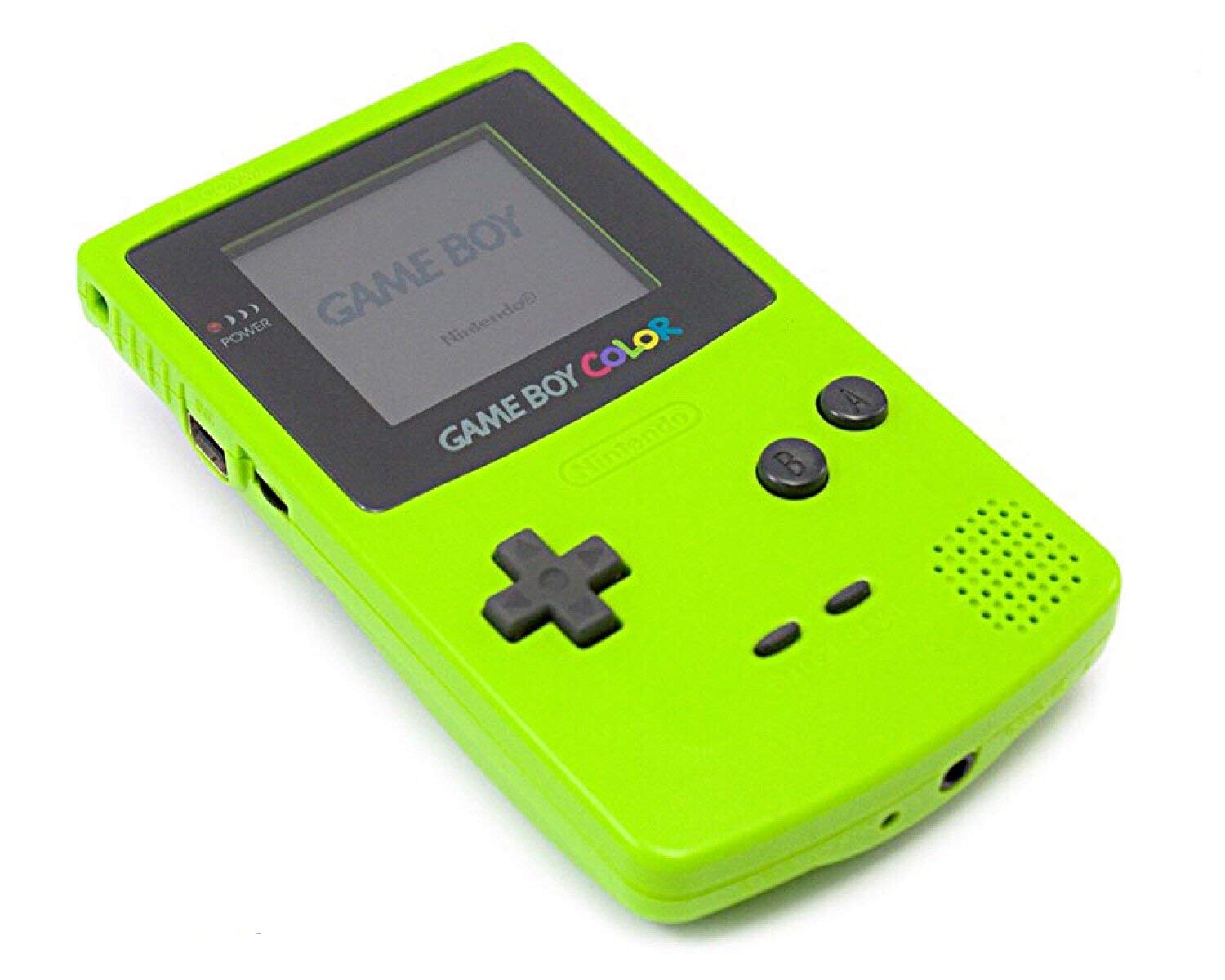 Refurbished Game Boy Color Handheld Console - Kiwi Green Edition | Retro Gaming for Kids & Adults | Perfect for Travel, Gifts & Collectors