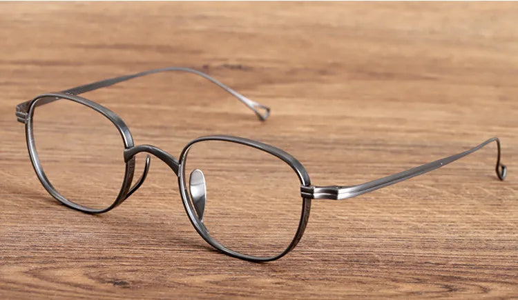 Aimee Women's Full Rim Square Titanium Eyeglasses Frame 65114 - Lightweight Durable Glasses for Work, Reading & Fashion Accessories