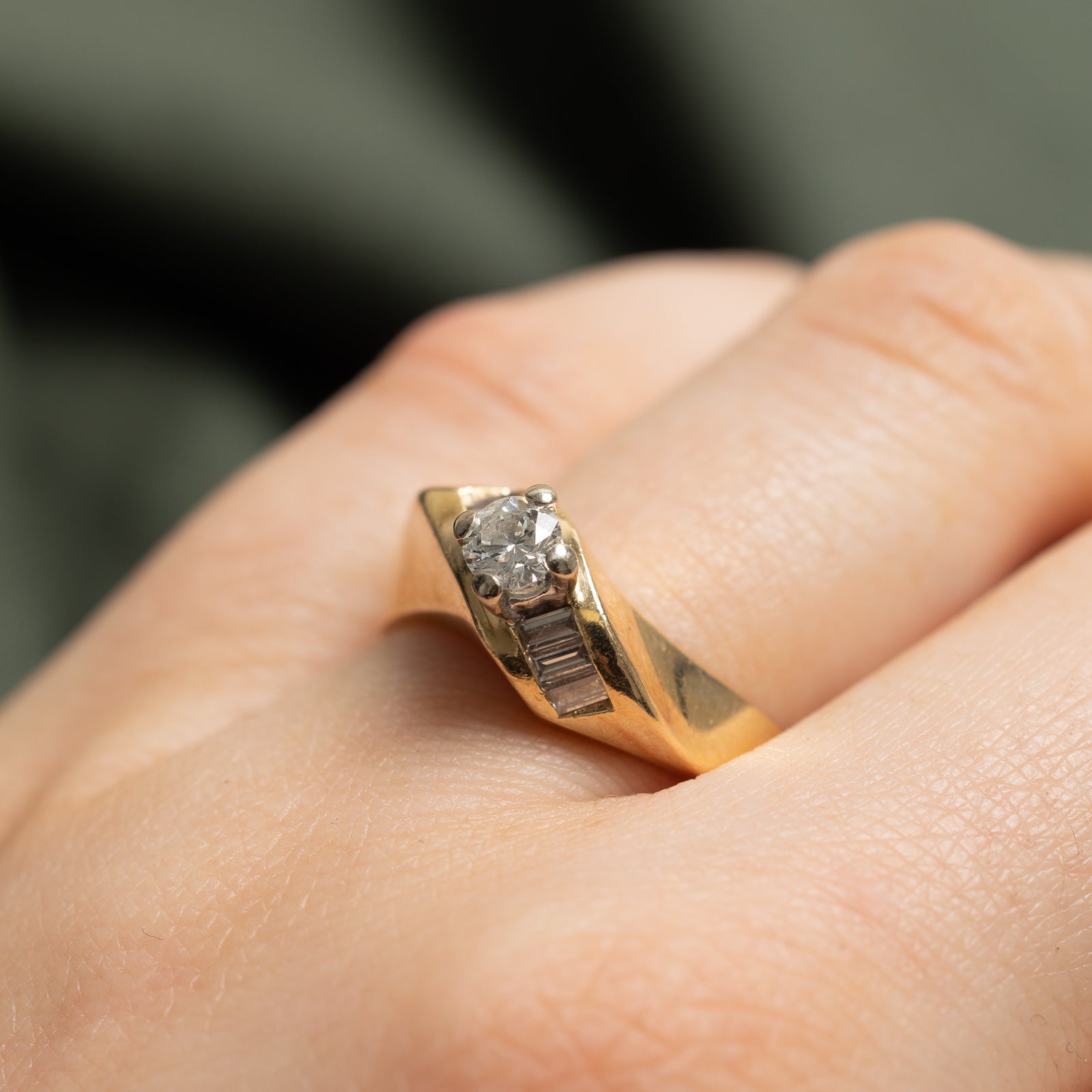 0.45ctw Diamond Engagement Ring for Women - Size 7.25 | Round Cut Solitaire Wedding Band | Perfect for Proposals, Anniversaries & Special Occasions