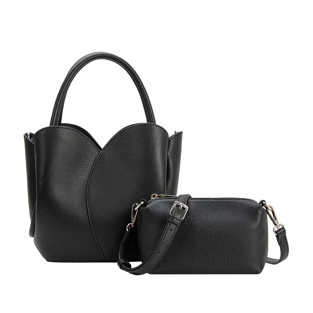 Elegant Tulip Top Handle Bag for Women - Stylish Shoulder & Crossbody Purse - Perfect for Work, Travel & Everyday Use