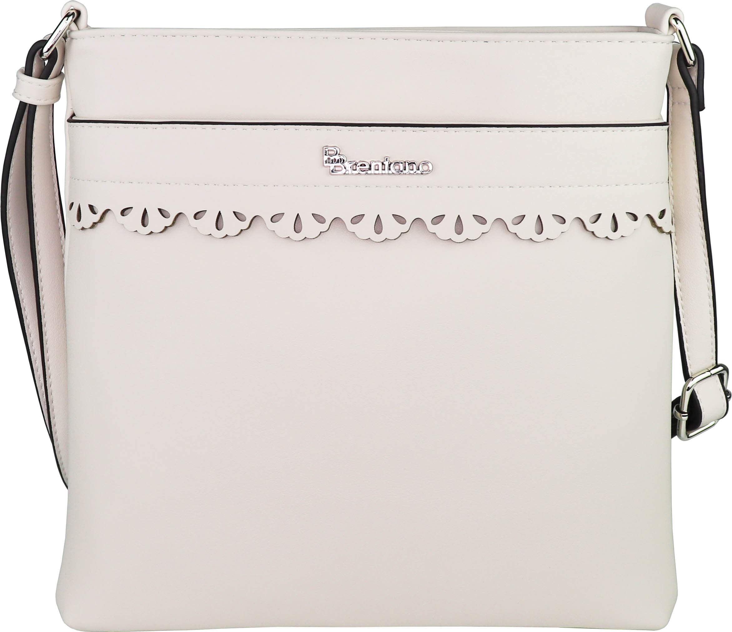 B BRENTANO Vegan Leather Crossbody Bag for Women - Stylish Medium Shoulder Purse - Perfect for Work, Travel & Everyday Use