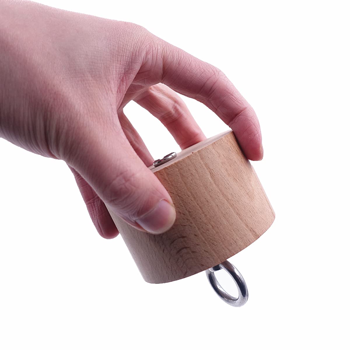 Wooden Pinch Block Grip Trainer - Enhanced Climbing Power, Forearm & Finger Strength Exerciser for Rock Climbing, Weightlifting, and Functional Fitness Training