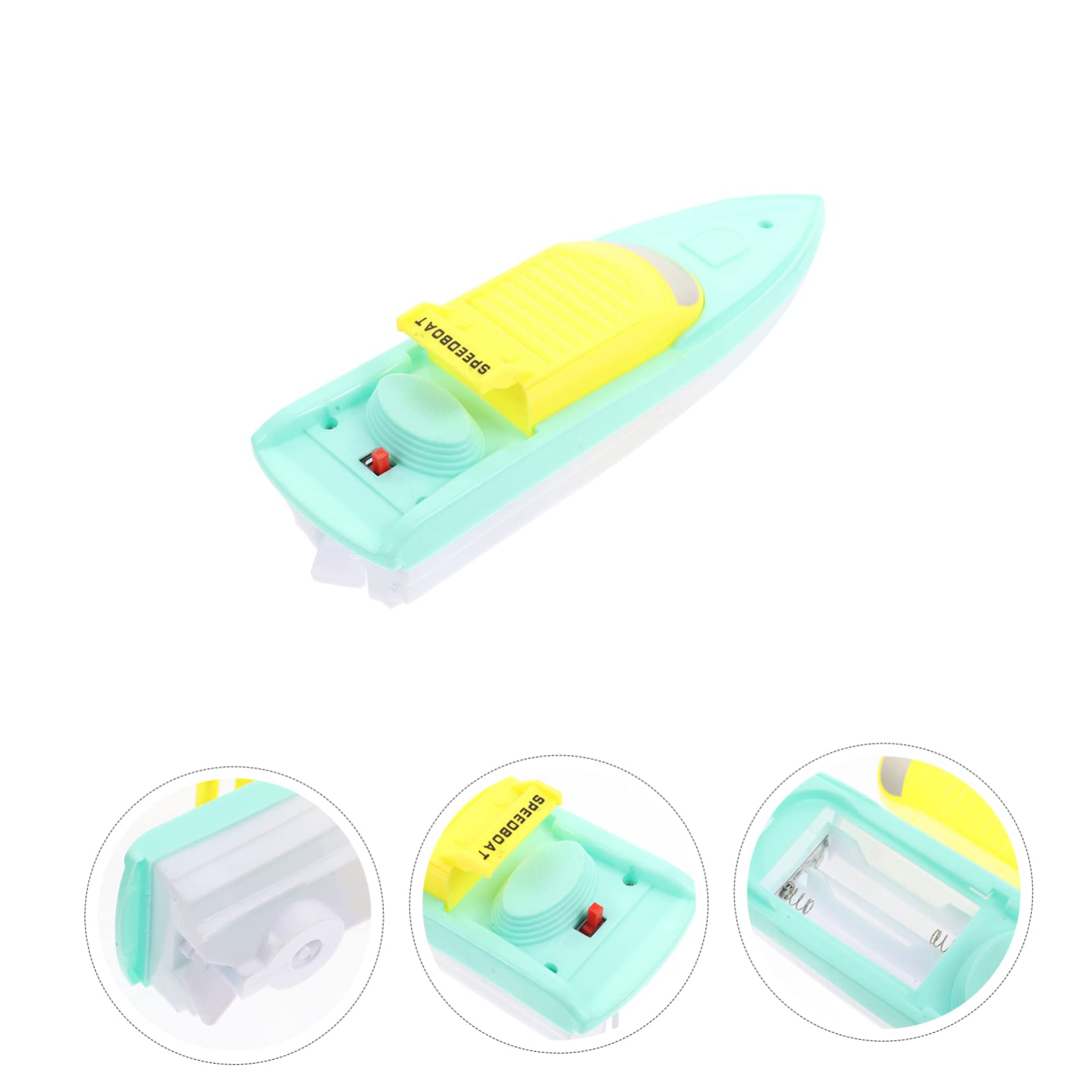VICASKY 2-Pack Speed Boat Bath Toys for Kids - Fun Floating Shower & Bathtub Playtime - Durable Plastic Water Toys for Toddlers & Children - Perfect for Bath Time, Pool, and Beach Activities