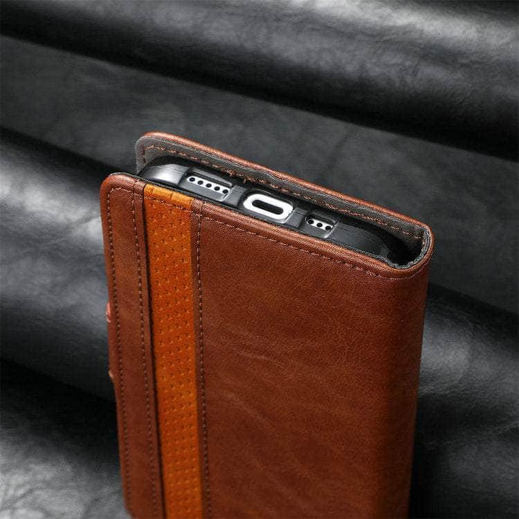 Google Pixel 7 Pro Luxury Leather Wallet Case with RFID Blocking - Slim Protective Phone Cover for Business & Travel - Perfect for Commuting, Meetings & Daily Use