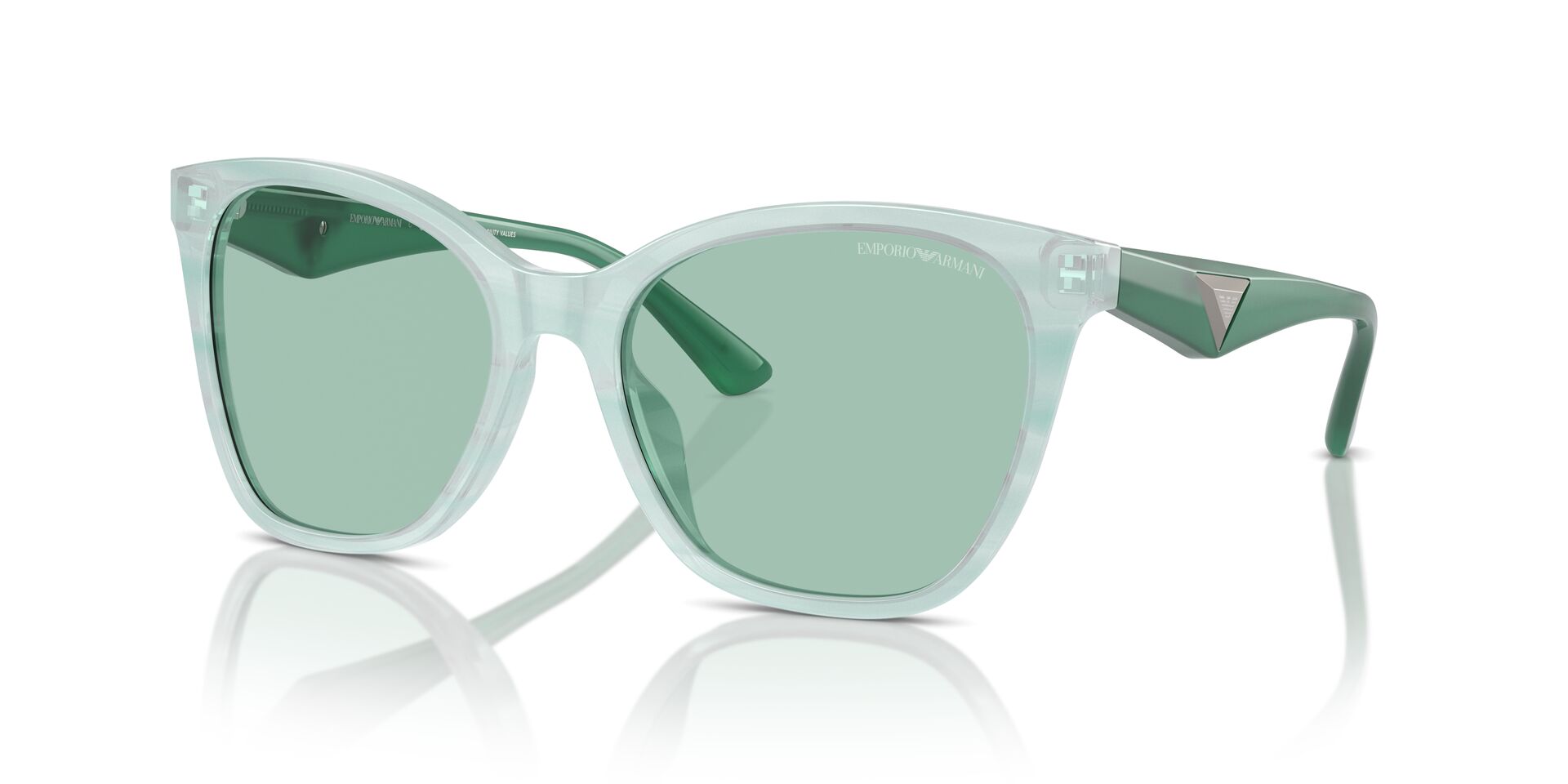Emporio Armani EA4222U Men's Sunglasses - Polarized UV Protection Aviator Style for Driving & Outdoor Activities