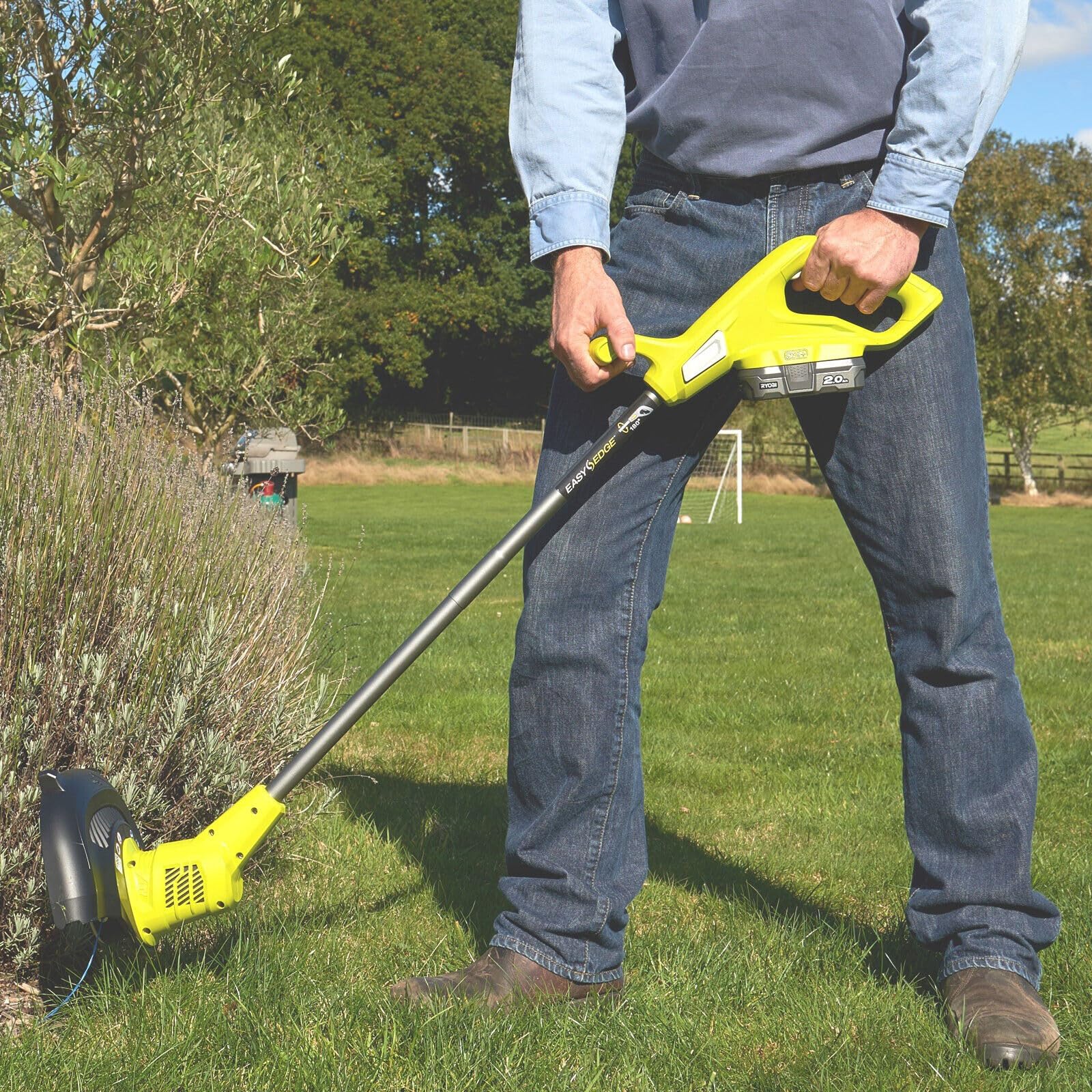 Ryobi OLT1825 18V Cordless Edging Trimmer - Battery & Charger Not Included | Perfect for Lawn Edging, Garden Trimming & Landscaping