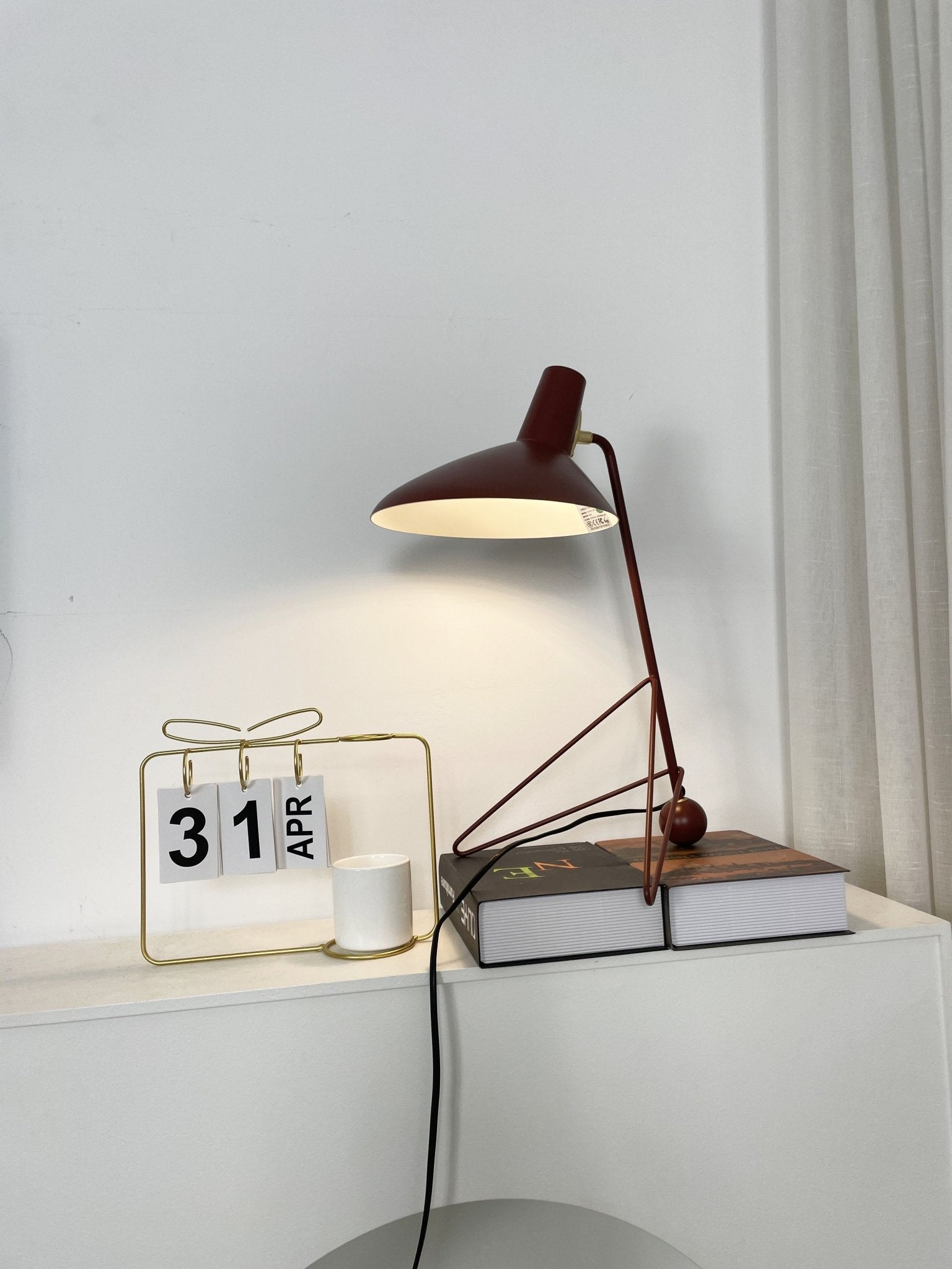 Vintage Duckbill Metal Table Lamp - Adjustable Desk Light for Study, Office & Bedroom - Warm White LED Reading Lamp with USB Port
