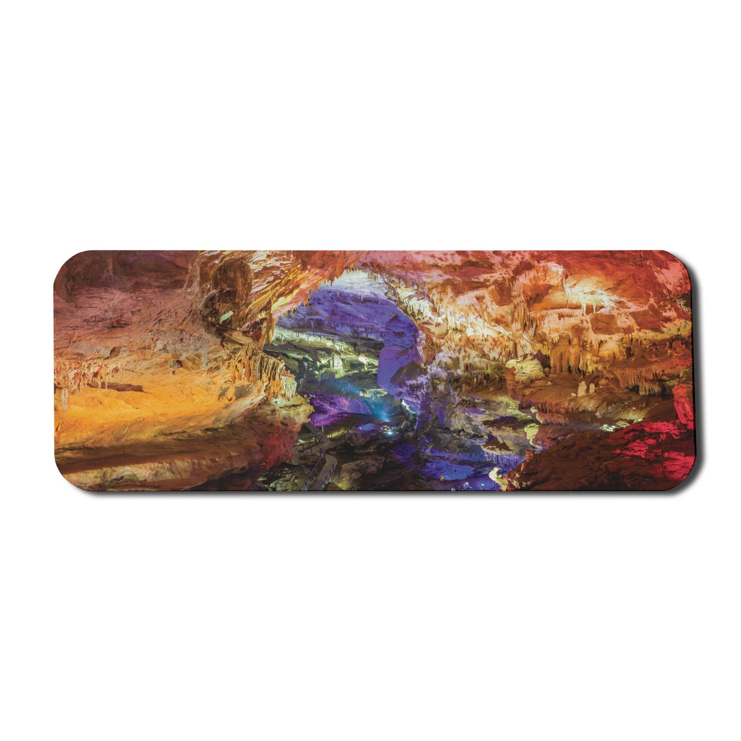 Ambesonne Natural Cave Design Mouse Pad - Non-Slip Rubber Gaming Mousepad (31