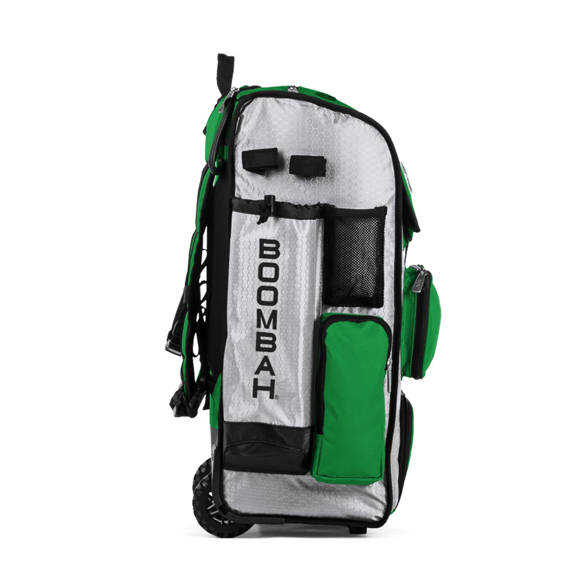 Boombah Superpack Hybrid Rolling Bat Bag - Wheeled & Backpack Style for Baseball & Softball Players | Perfect for Games, Practices & Travel