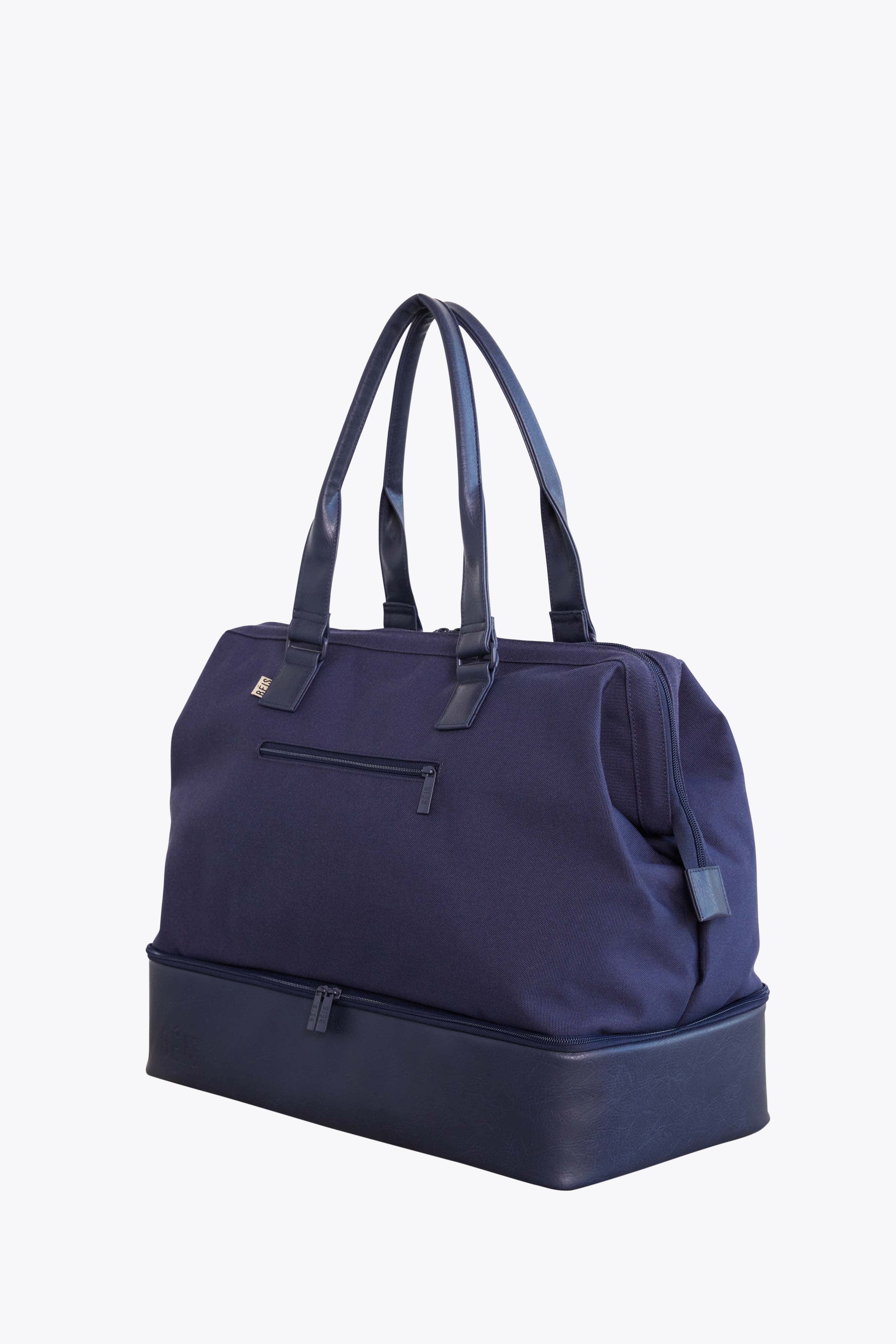 The Weekender Duffle Bag in Navy Blue - Perfect for Travel, Gym & Weekend Getaways