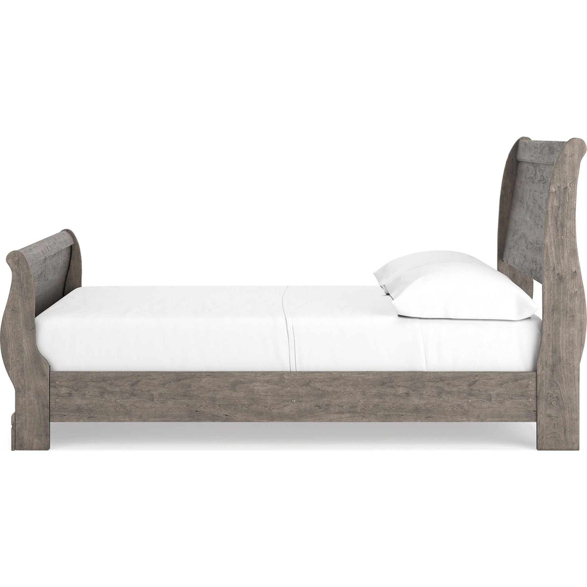 Bayzor 5-Piece Full Bedroom Set in Gray - Modern Bed Frame, Nightstand & Dresser for Cozy Home Decor | Perfect for Master Bedrooms, Guest Rooms & Apartments