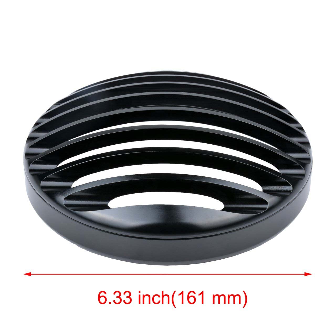 1 Pcs Motorcycle Headlight Grill Cover - Aluminum Headlamp Protector for Harley Davidson XL 1200 & XL 883 (2004-2014 Models) - Durable Accessory for Night Riding & Bike Customization