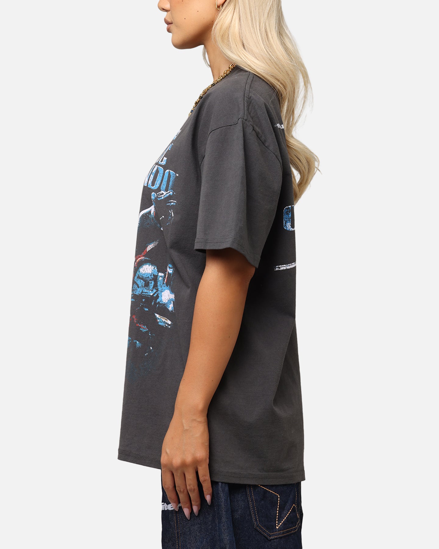 Star Wars Battlefront Republic Commando Heavy T-Shirt - Vintage Black Wash Cotton Tee for Men - Perfect for Cosplay, Gaming & Star Wars Fan Events