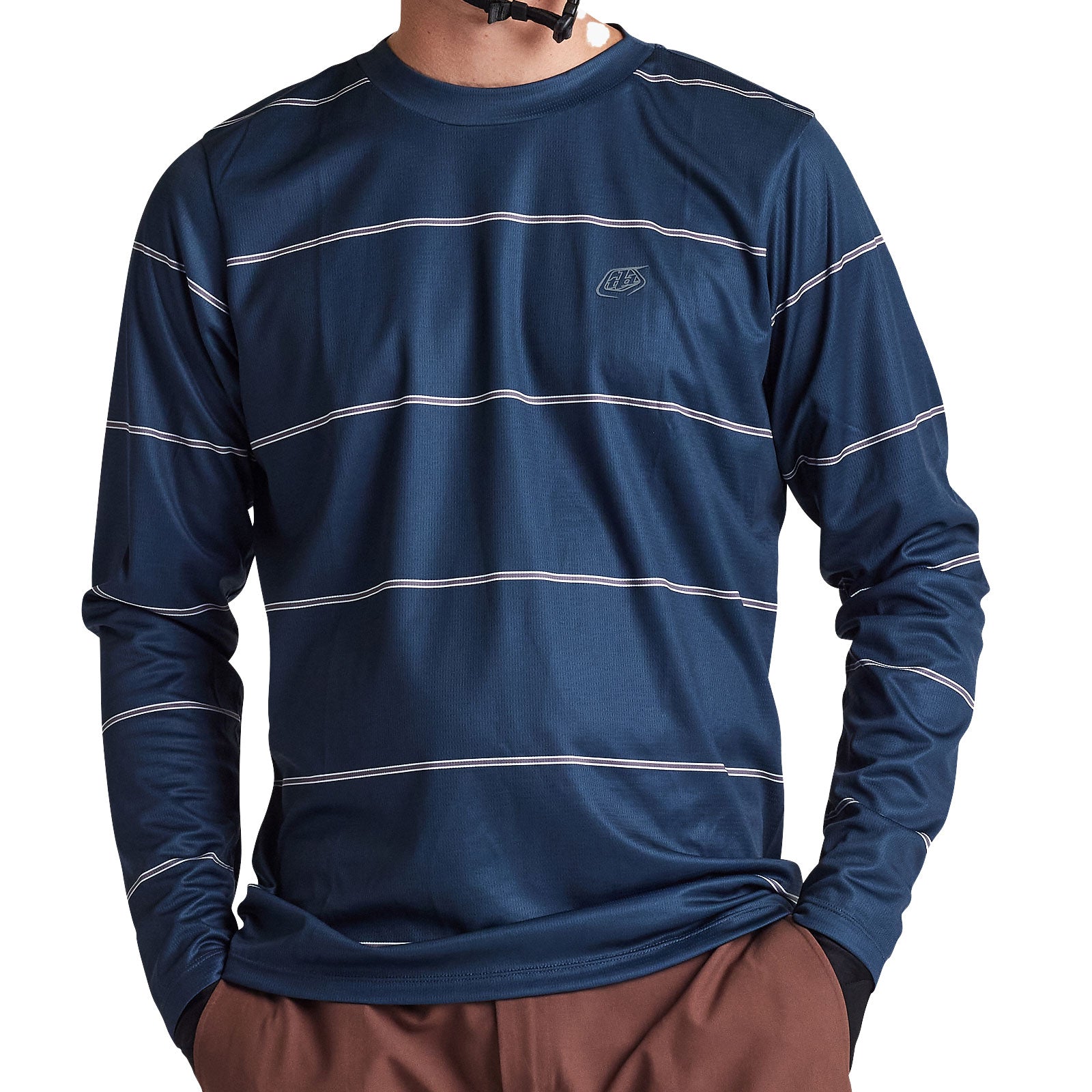 Flowline LS Jersey Revert Midnight - Men's Long Sleeve Skateboarding Shirt for Streetwear & Urban Fashion | Perfect for Skate Sessions & Casual Wear