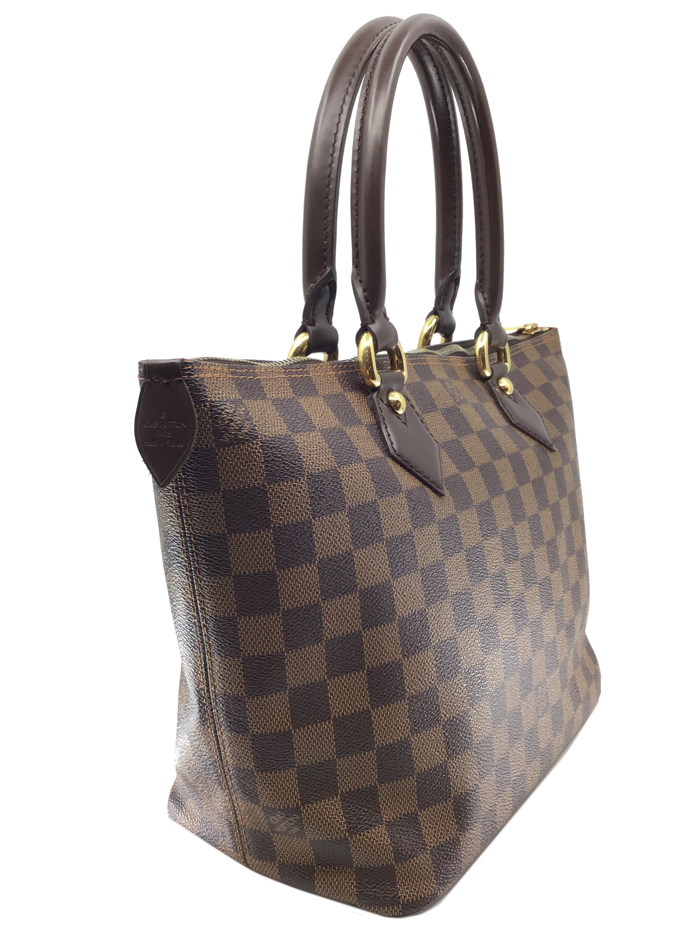 Louis Vuitton Damier Azur Saleya MM Tote Bag - Luxury Designer Handbag for Women, Spacious Shoulder Bag with Monogram Canvas - Perfect for Work, Travel & Everyday Use