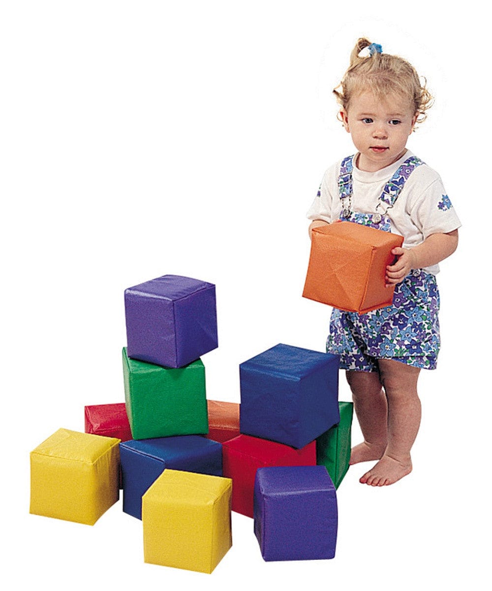 12-Piece Toddler Baby Blocks Set - Soft Building Blocks for Early Learning & Sensory Play - Perfect for Daycare, Preschool & Home Playtime