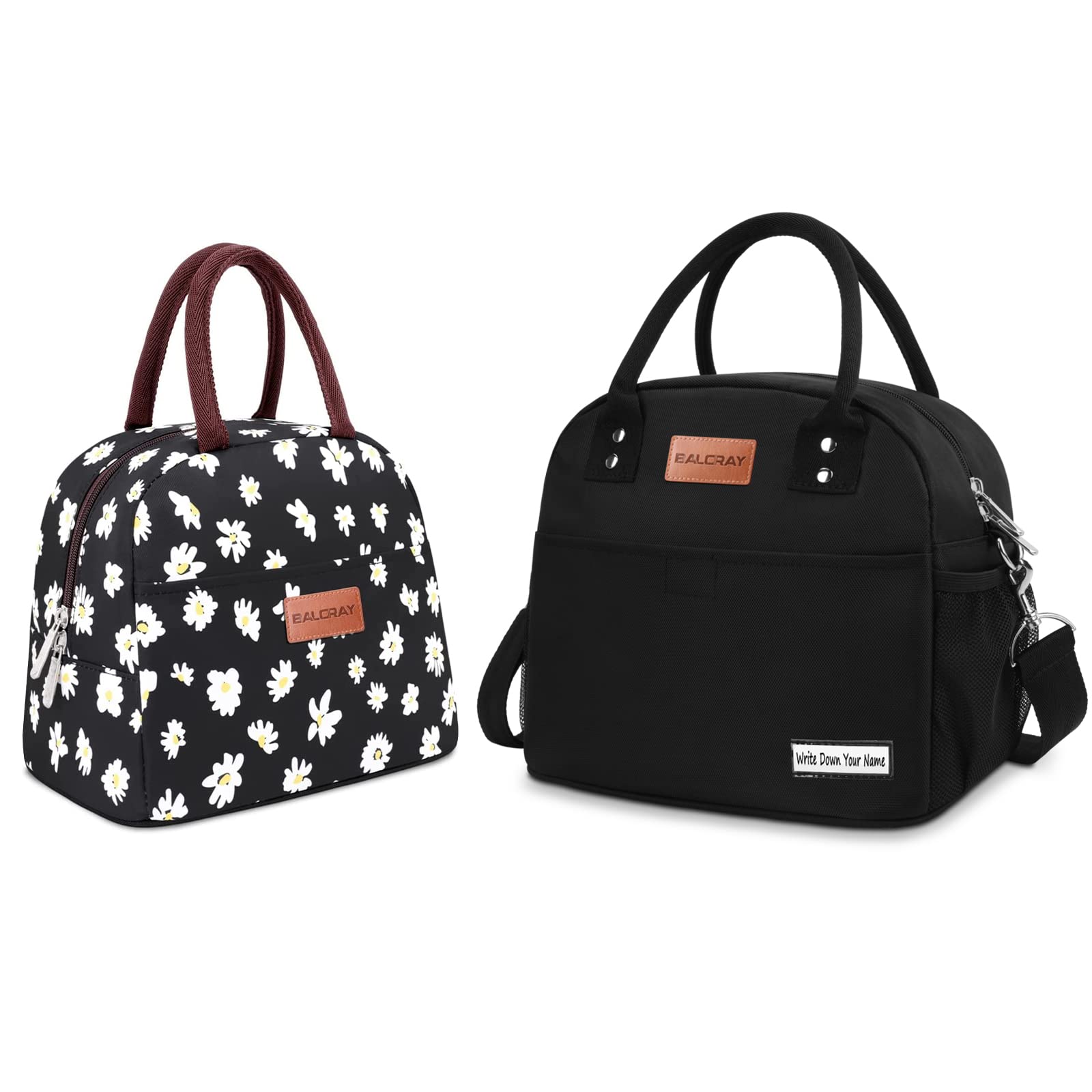BALORAY Insulated Lunch Bag for Women & Men - Reusable Lunch Box for Work, School, Picnic or Travel - Perfect for Office, Outdoor Activities & Daily Commute