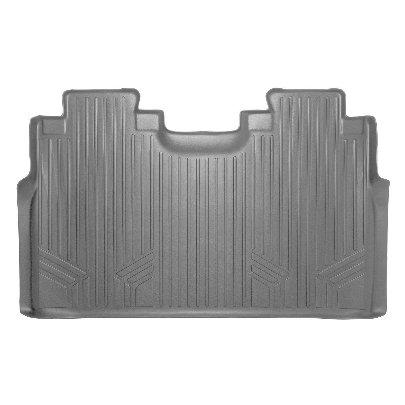 Premium SMARTLINER Custom Fit Floor Mats for 2015-2022 Ford F-150 SuperCrew - 2nd Row Liner in Grey (Compatible with 1st Row Bucket Seats) | All-Weather Protection, Easy Cleaning & Perfect Fit | Ideal for Daily Commutes, Road Trips & Off-Road Adventures